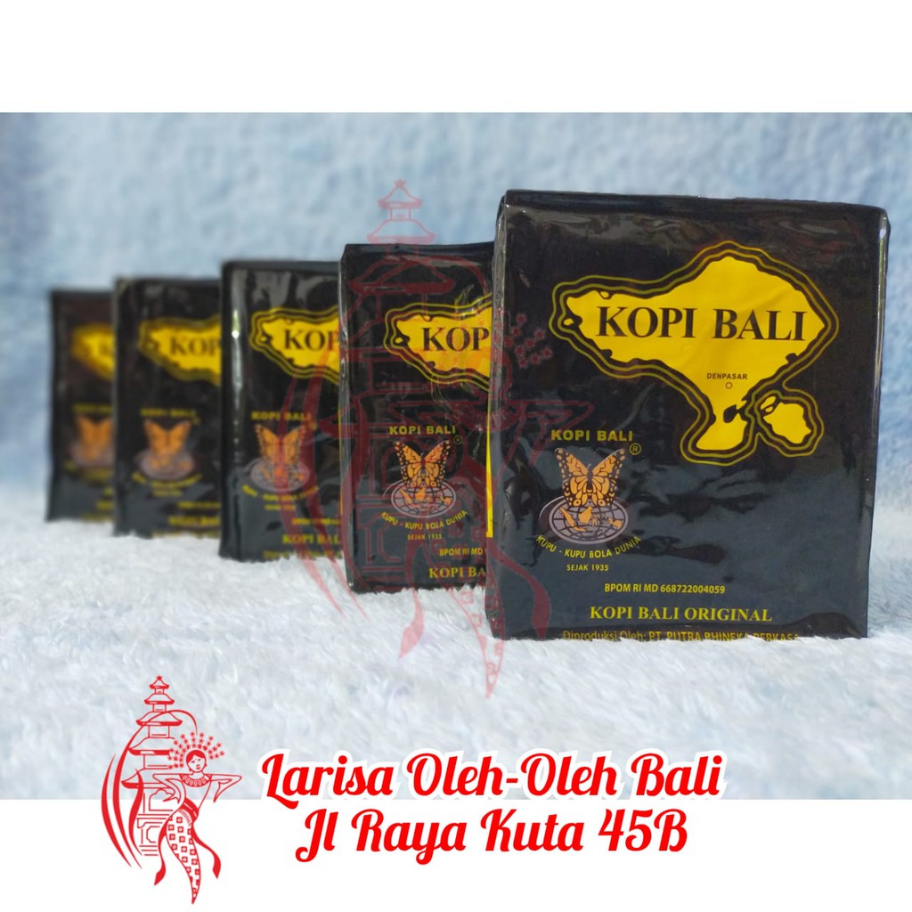 

Kopi Bali Aluminium Foil 250gr Cap Kupu-Kupu Bola Dunia