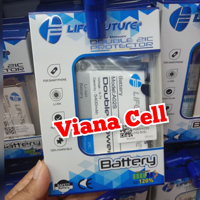 BATERAI SAMSUNG A02S A025F DOUBLE POWER LIFE FUTURE BATREI SAMSUNG A03S LF