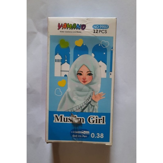 

Bolpoint gell hijab 0.38mm/pen gell