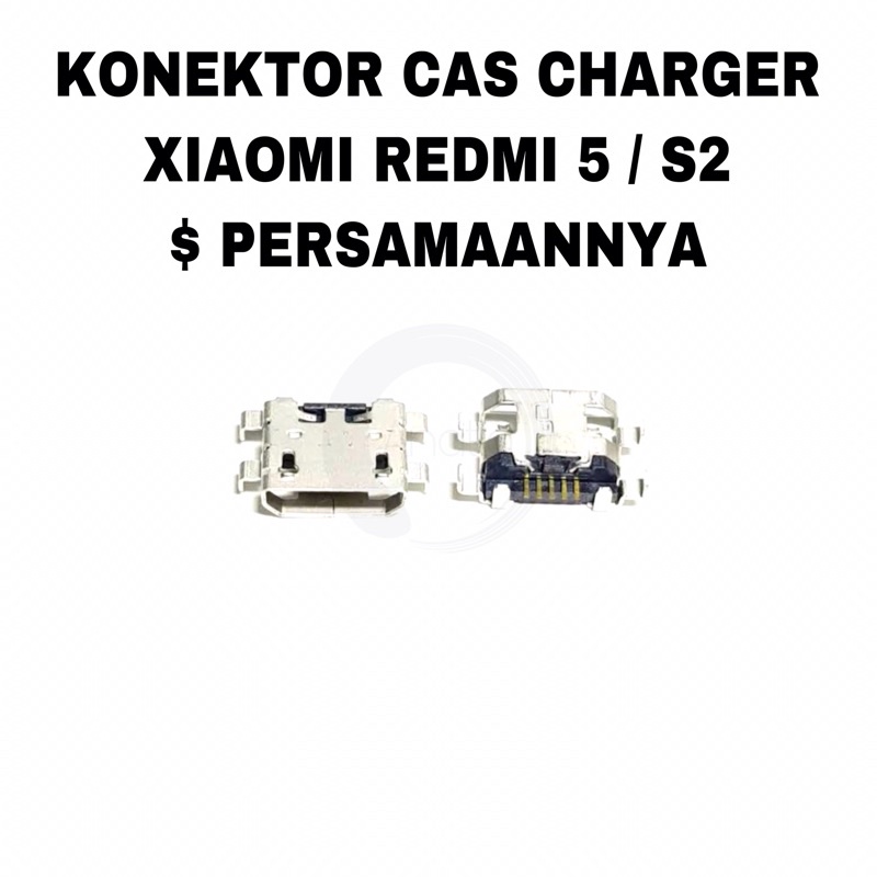 Konektor Cas Charger Xiaomi Redmi 5 / S2 / Y2 - Con Connector USB Charging Port