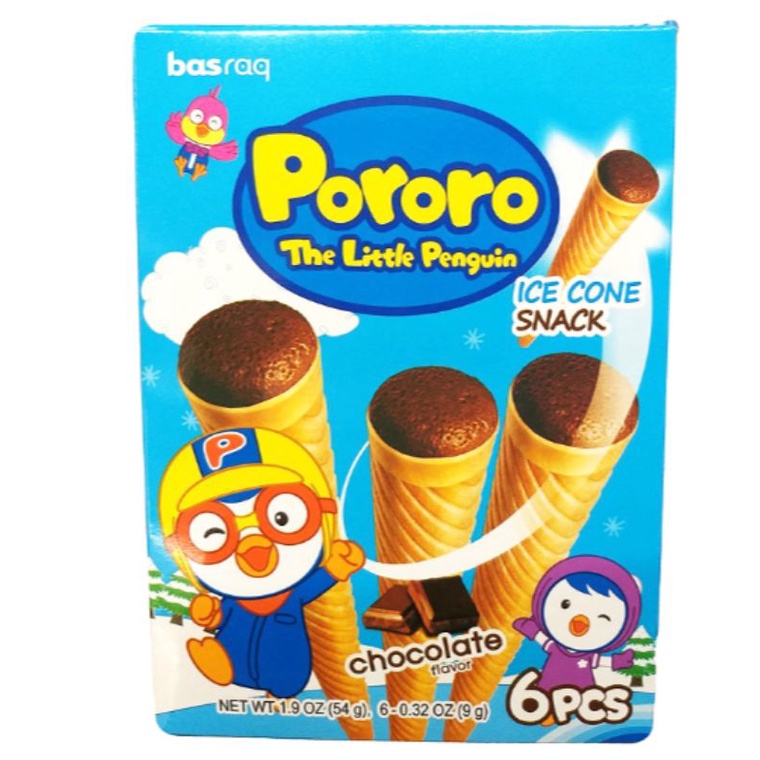 

(Desty Shop)Pororo Ice Cone Snack Chocolate Box 54 g