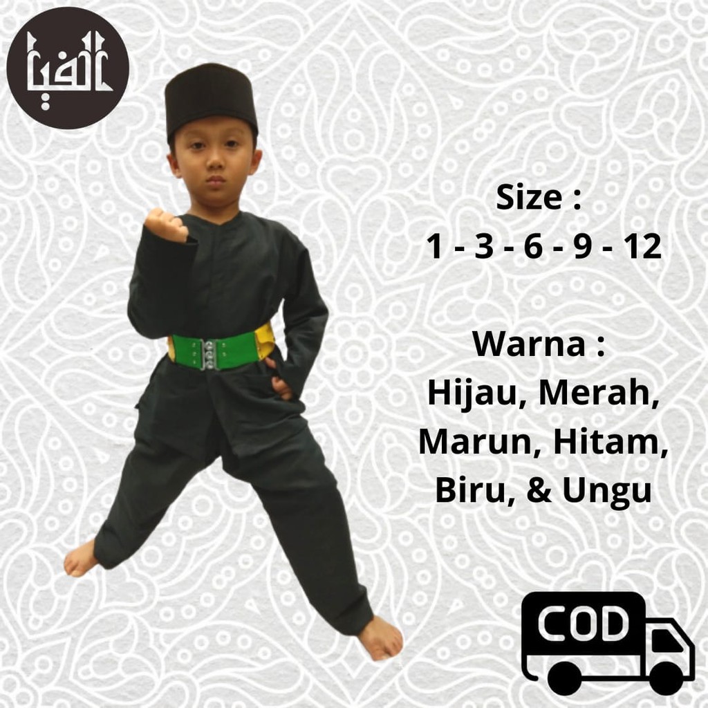 Baju Pangsi Anak Setelan Betawi Anak Lengkap