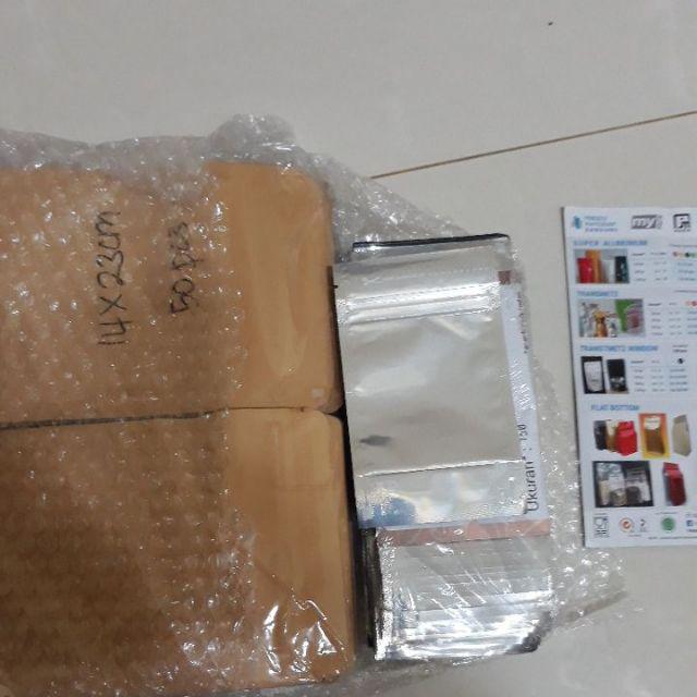 Standing Pouch Transmetz Silver 150gr (9x15cm) - 100pcs