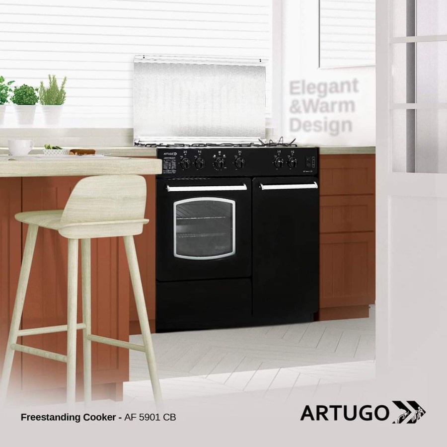 Artugo Freestanding Cooker AF 5901 CB 90 cm 5 Burners