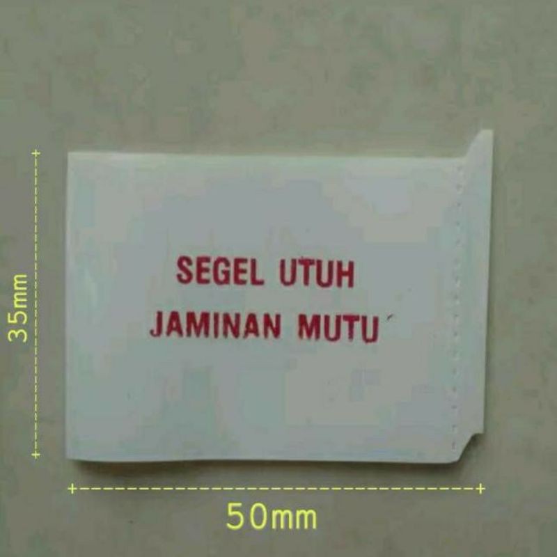 PLASTIK SEGEL / SHRINK / SEAL TUTUP BOTOL 5.5 CM ISI 50pcs Marjan UC Zoda SOJU Jinro Madu Gepeng