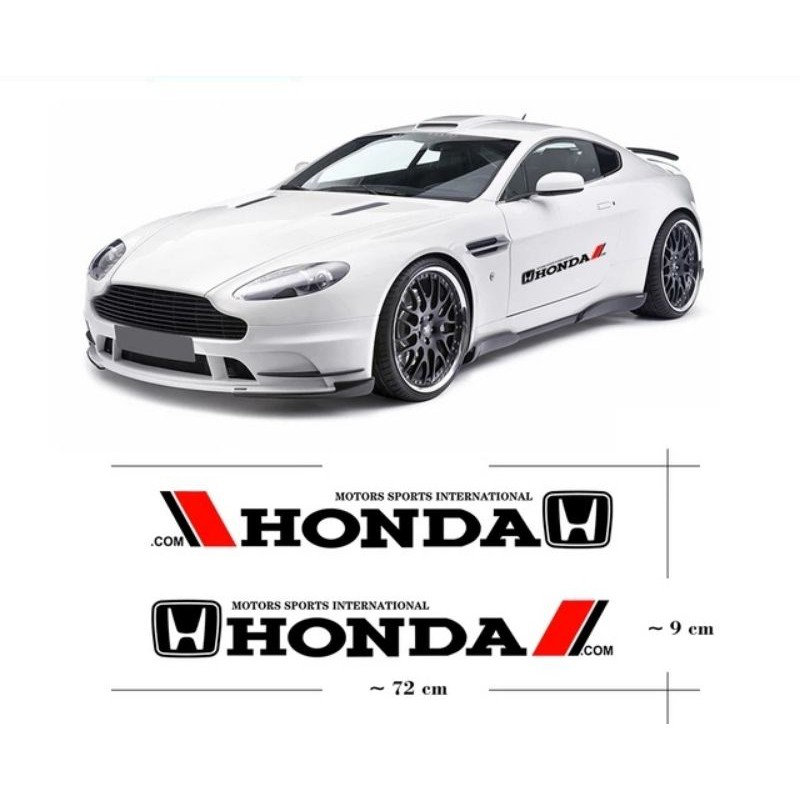 stiker mobil honda cutting sticker body mobil