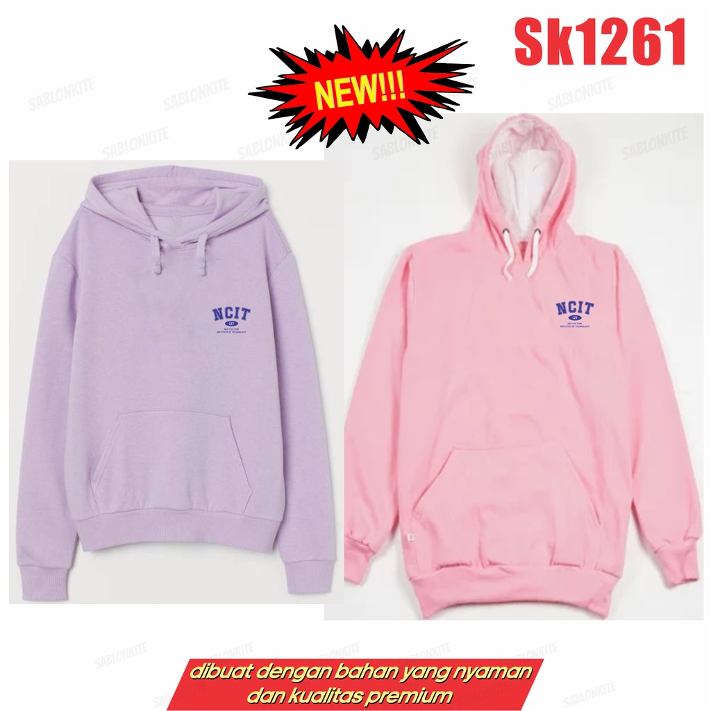 MURAH!!! SWEATER HOODIE NCT NCIT LOGO KECIL SK1261 UNISEX