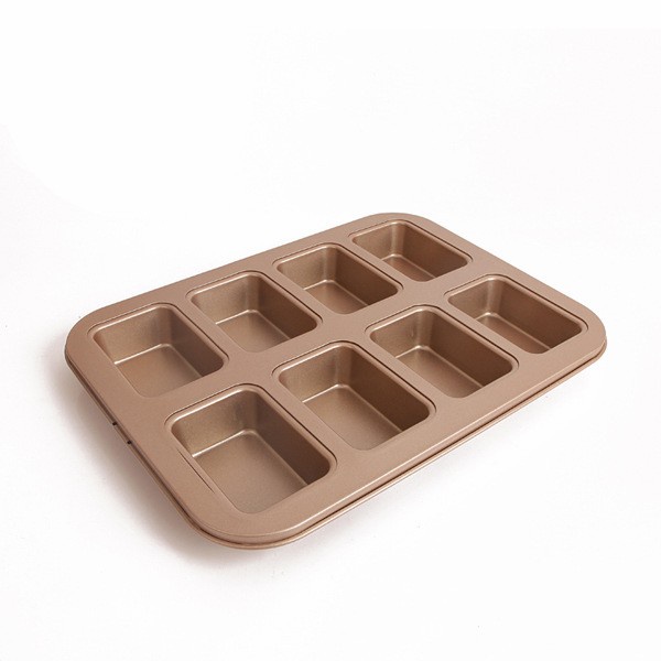 chefmade 8cups petite loaf pan /loyang mini brownie wk112013-1