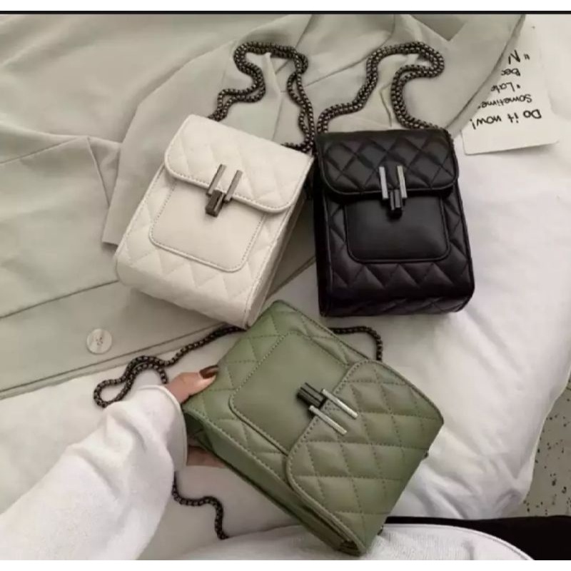 tas selempang hp/slingphone Kombi kunci y/selempang wanita/tas hp