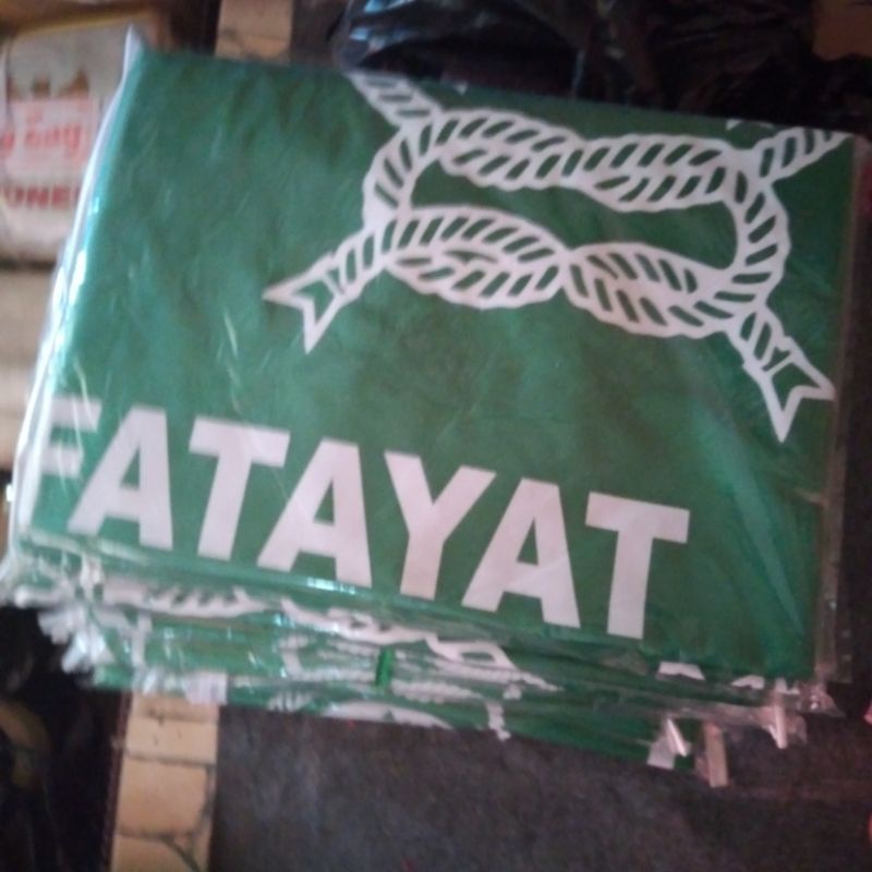 Bendera (pataka) NU Banser Ansor fatayat muslimat rumbai pataka bijian