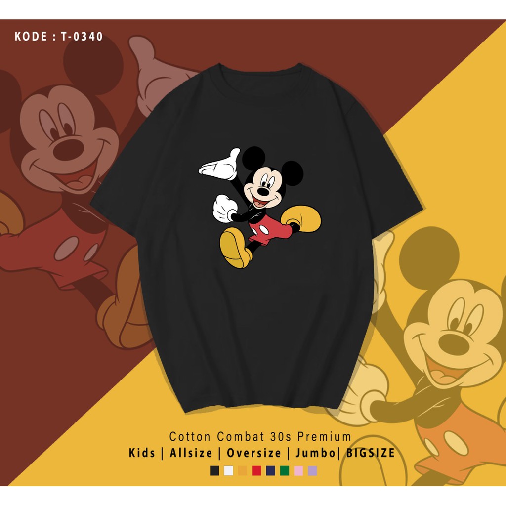 MICKEY YEY / TERMURAH / PREMIUM BAJU KAOS  / T-SHIRT / KATUN LENGAN PENDEK / TUMBLR TEE /