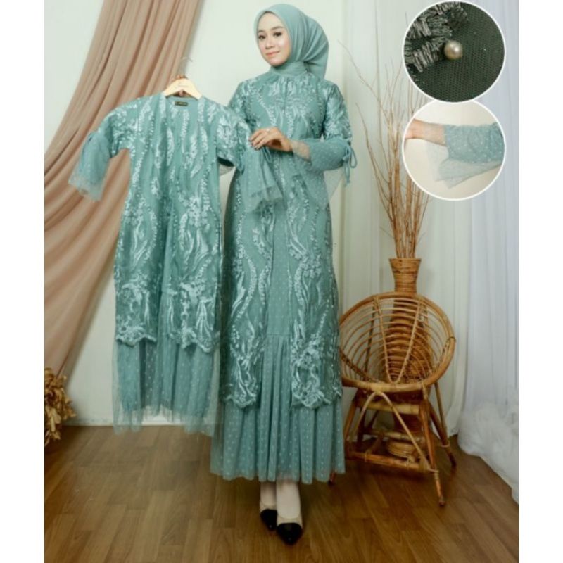 Gamis couple ibu dan anak//dress couple ibu anak//gamis anak modern//gamis anak perempuan//dress gamis muslim anak
