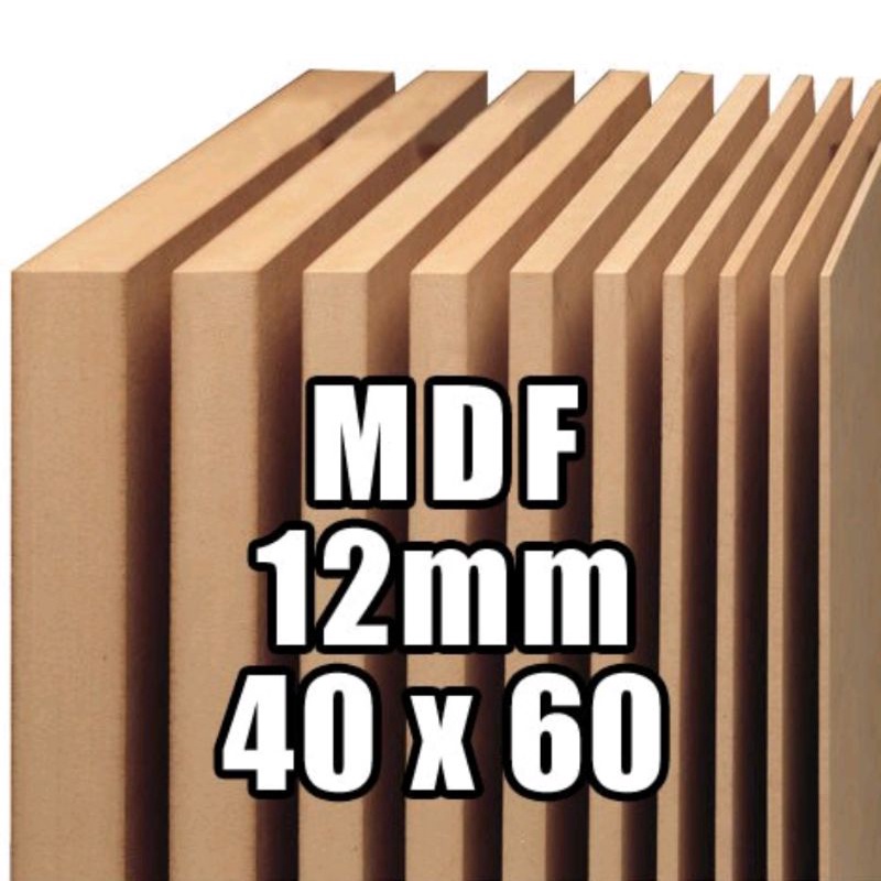 Papan Kayu Mdf 40x60 12mm