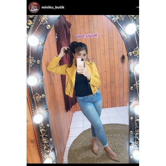 jacket suede / jaket suede