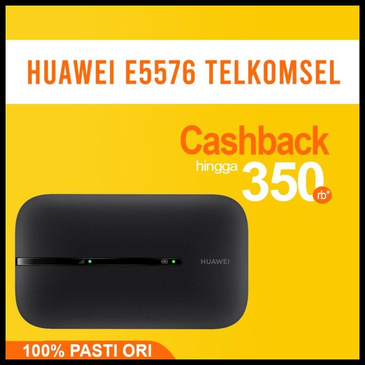 Huawei E5576 Modem Mifi 4G Lte Unlock Free Telkomsel 14Gb