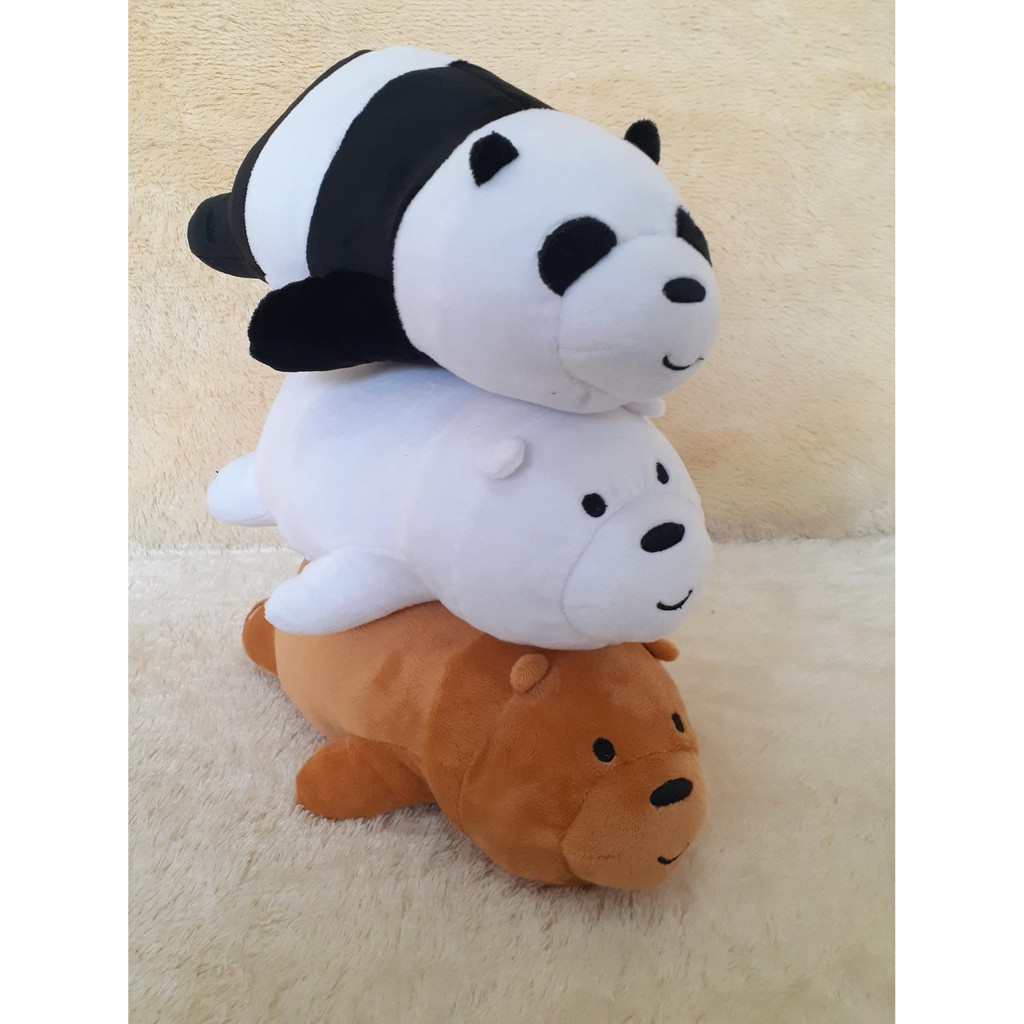 KPR-073 Boneka Bear Tidur, Lying We Bear Bears Ukuran M, Lying Panda★ ..,,