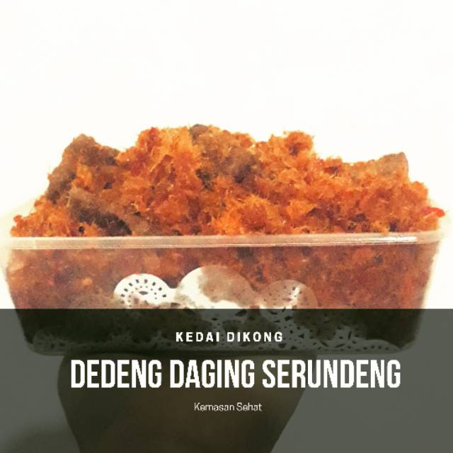 Dendeng ragi kedai dikong, dendeng ragi dan serundeng