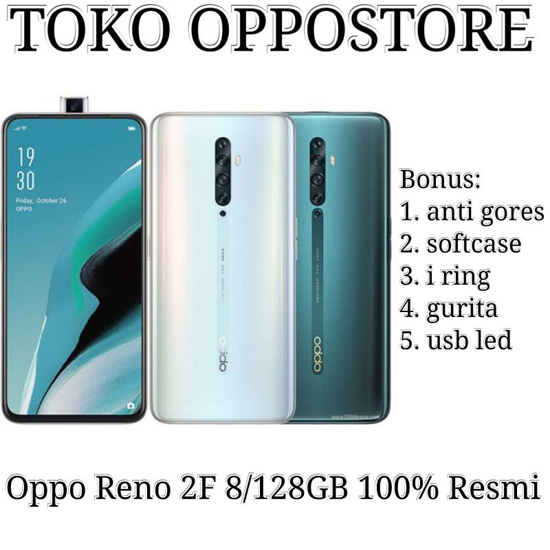 Oppo Reno 2F RAM 8/128GB Garansi Resmi OPPO INDONESIA