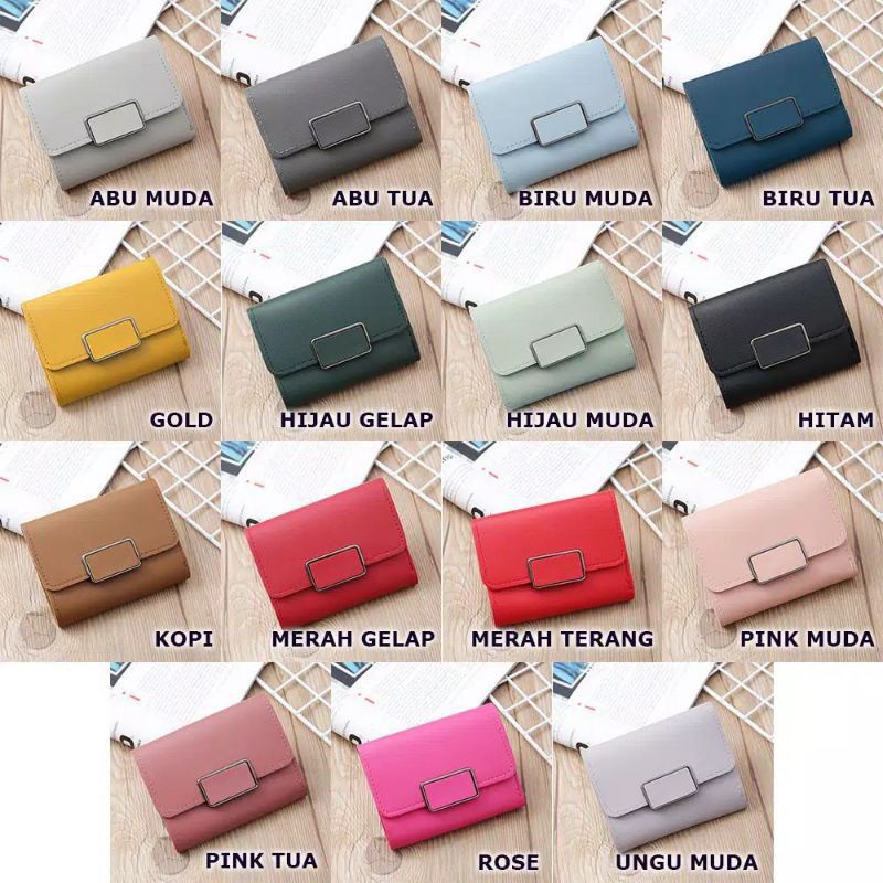 Dompet Wanita Dompet Kartu Dompet Kelly Belly Cewek Lipat Mini Import Dompet Panjang Lipat Dompet Murah