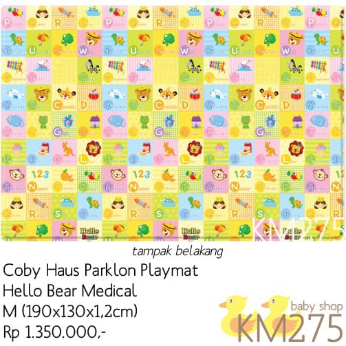 Coby Haus Playmat Hello Bear Khusus COD Go-Send/Grab Preloved Play Mat