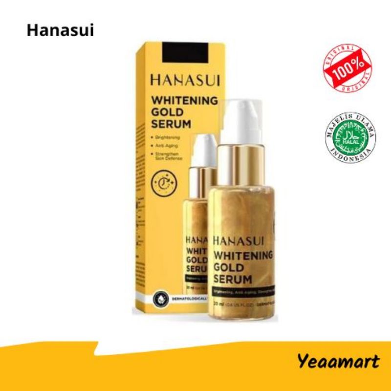 HANASUI Whitening Gold Serum BPOM Original