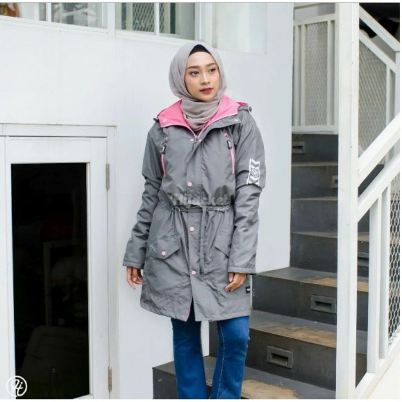 JAKET PARKA WANITA PARASUT / JAKET HIJABER MONTIX TERMURAH PREMIUM / JAKETMUSLIMAH WANITA HIJAB /JAKETCEWEK TERMURAH /PARKACEWEK WANITA PREMIUN