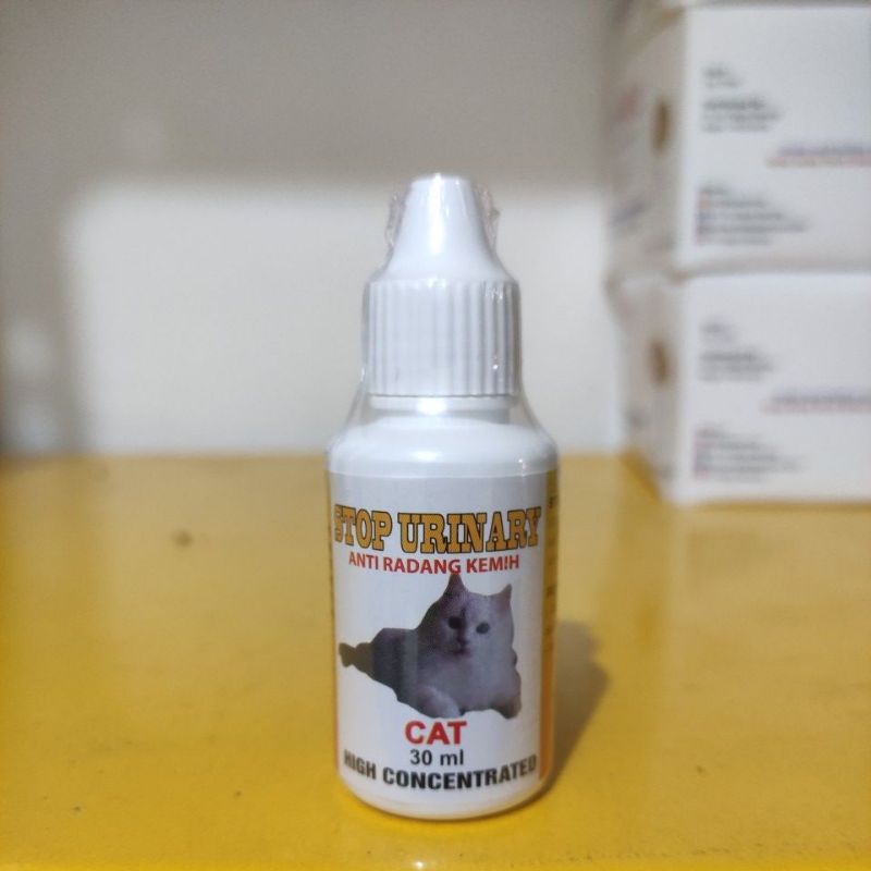 stop urinary cat anti radang kemih 30ml obat kencing batu kucing kencing darah