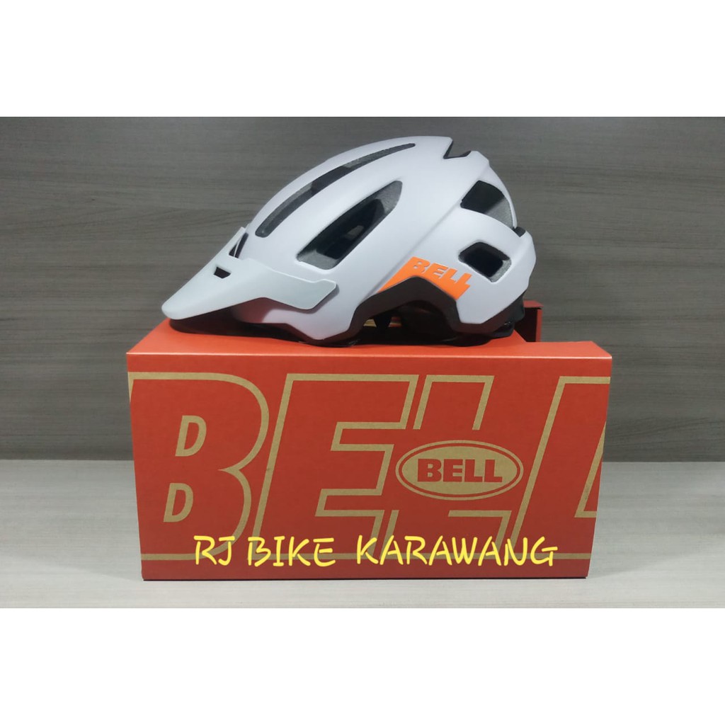 HELM SEPEDA BELL NOMAD GREY ORANGE