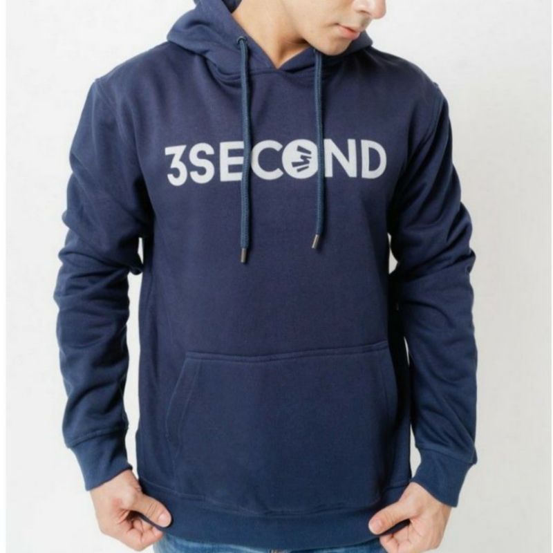 (S - 6XL) Hoodie 3SECOND Jaket Fleece 3second BIGSIZE JUMBO S M L XL 2XL 3XL 4XL 5XL 6XL Unisex