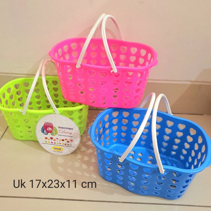 Keranjang Sabun Plastik DAISY LOVE / Tempat Organizer Multipurpose