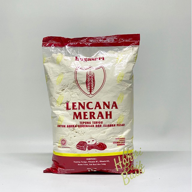 

Tepung Terigu Lencana Merah 1kg