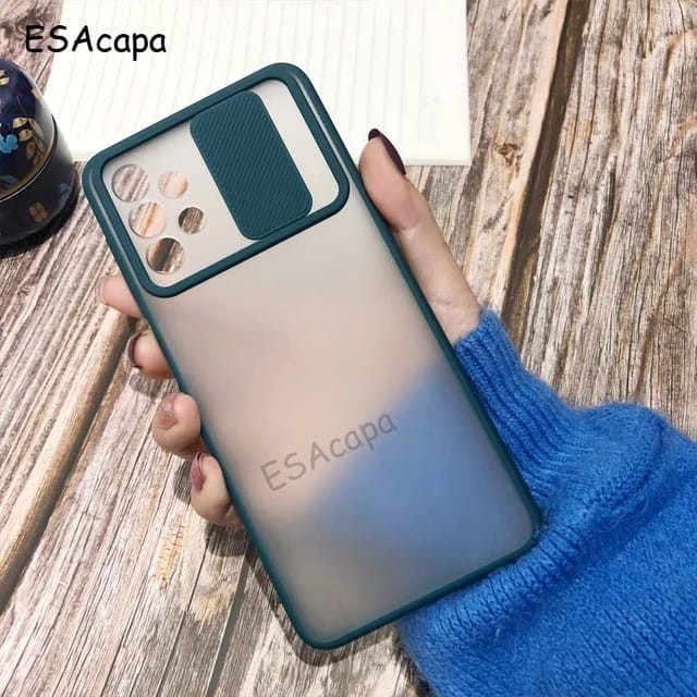 SAMSUNG GALAXY A13 A23 5G 4G A33 A53 A73 A72 A52 A52s 5G A32 A22 4G / 5G SOFT CASE MATTE CAMERA SLIDE PROTECTOR