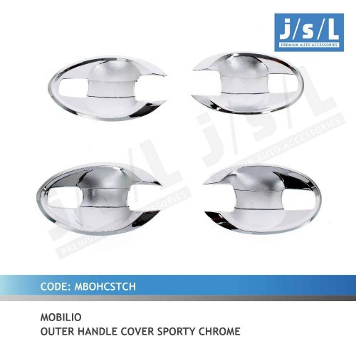 BRV 2016 2017 2018 2019 2020 Aksesoris Cover Outer Pintu Sporty Chrome JSL