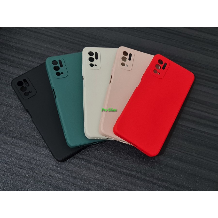 C119 Xiaomi Redmi Note 10 5G Matte Silicone Case + Lens Protection