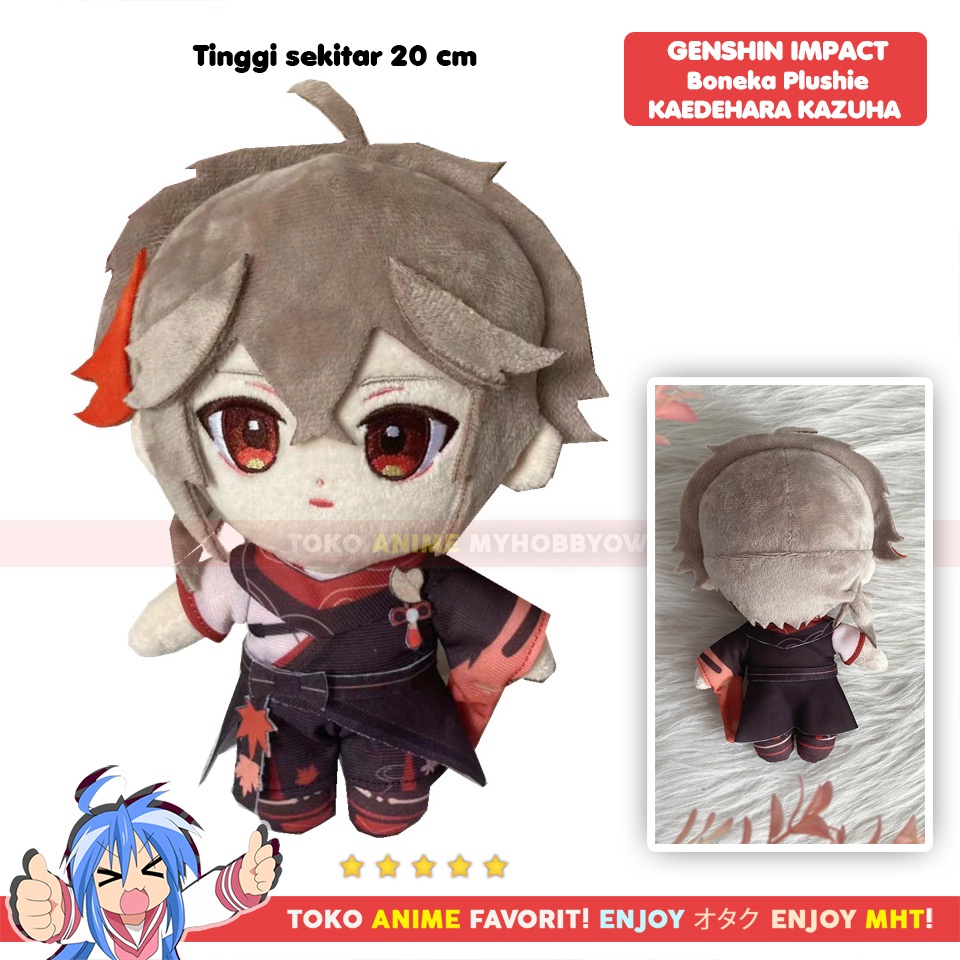 Boneka Anime Karakter Genshin Impact Kaedehara Kazuha Plushie Doll