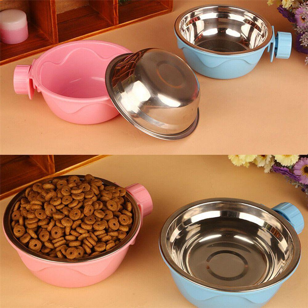 Solighter Dog Bowl Fixed Puppy Food Dispenser Mangkuk Kucing Gantung