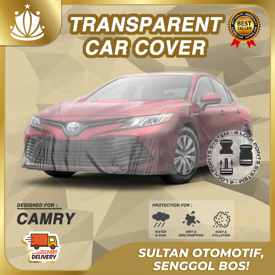 Body Cover Mobil Plastik TEBAL Camry WATERPROOF