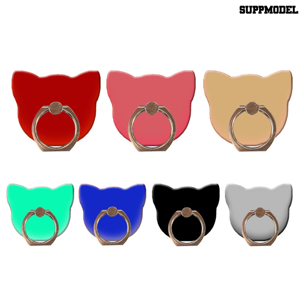 Sdl Ring Holder Bentuk Kucing Bahan Zinc Alloy Untuk Handphone