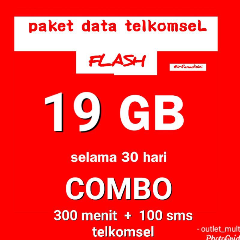 isi ulang combo 19 GB Telkomsel murah promo