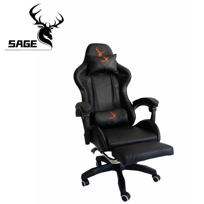 Sage SG-801 Gaming Chair / Kursi Gaming With Footrest / Sage SG 168 / Sage 168