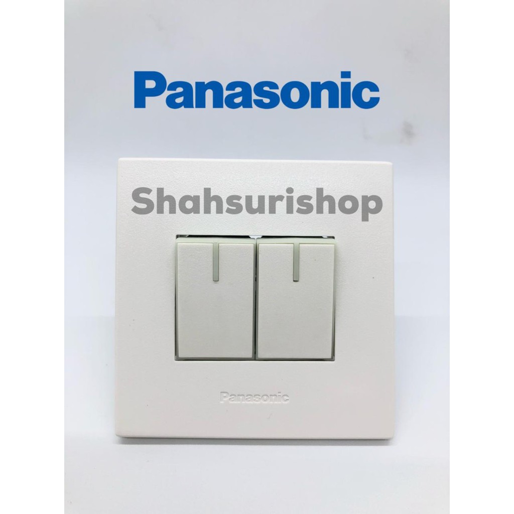 SAKLAR SERI DOUBLE HOTEL PANASONIC WHITE STYLE I WESJP5932 + WESJ78029