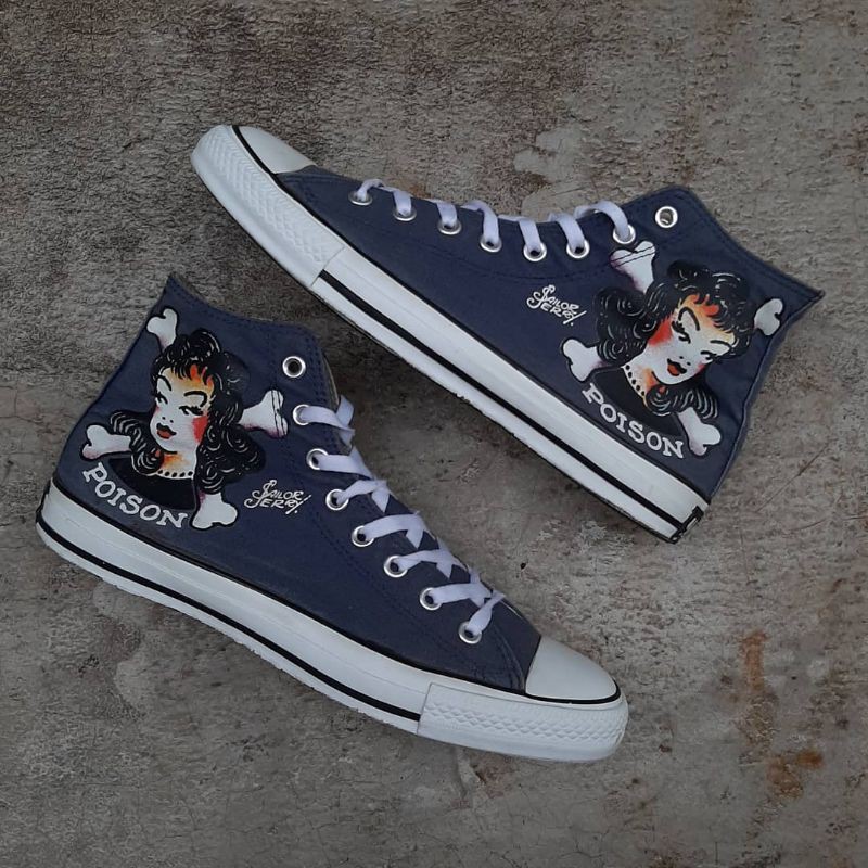 sepatu converse size 43 sailor jerry