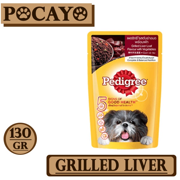 Pedigree Pouch Grilled Liver 130gr