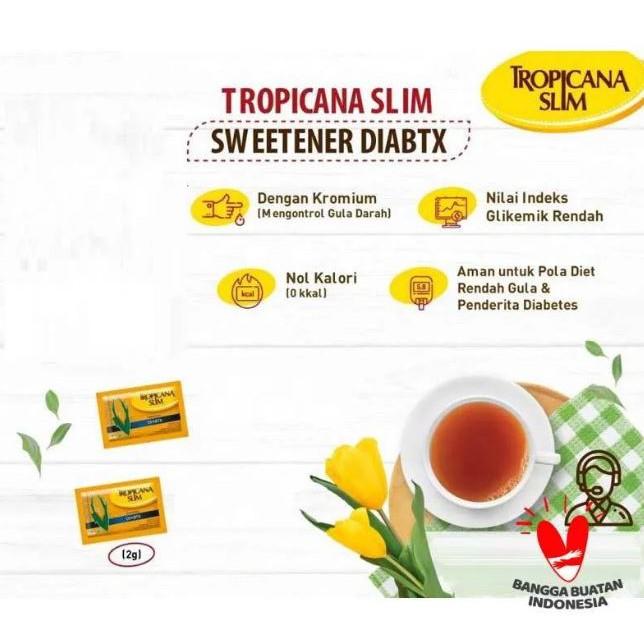 Tropicana Slim Diabtx Sweetener Diabetes Isi 20,50