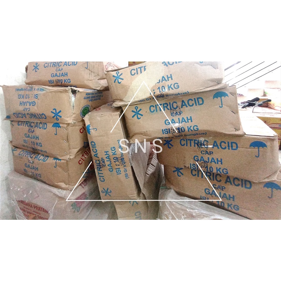 

Citric Acid Cap Gajah isi 10 KG (Garam asam)