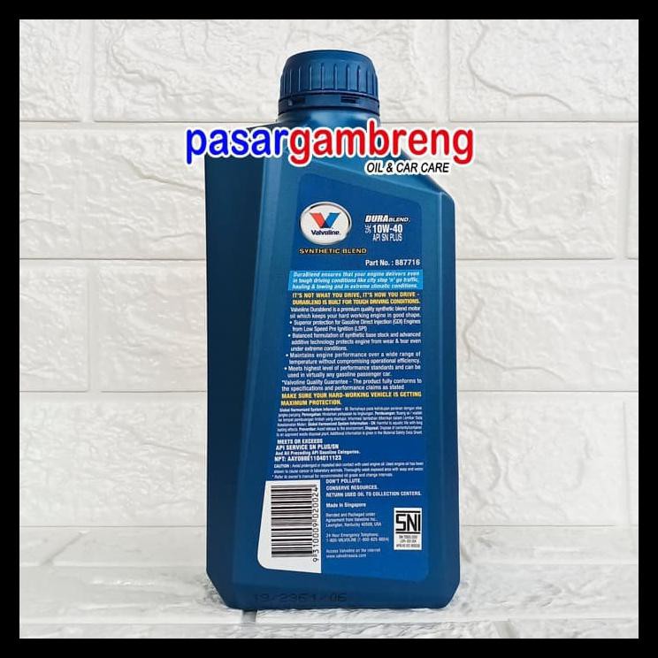 DISKON Valvoline Durablend 10W-40 Liter