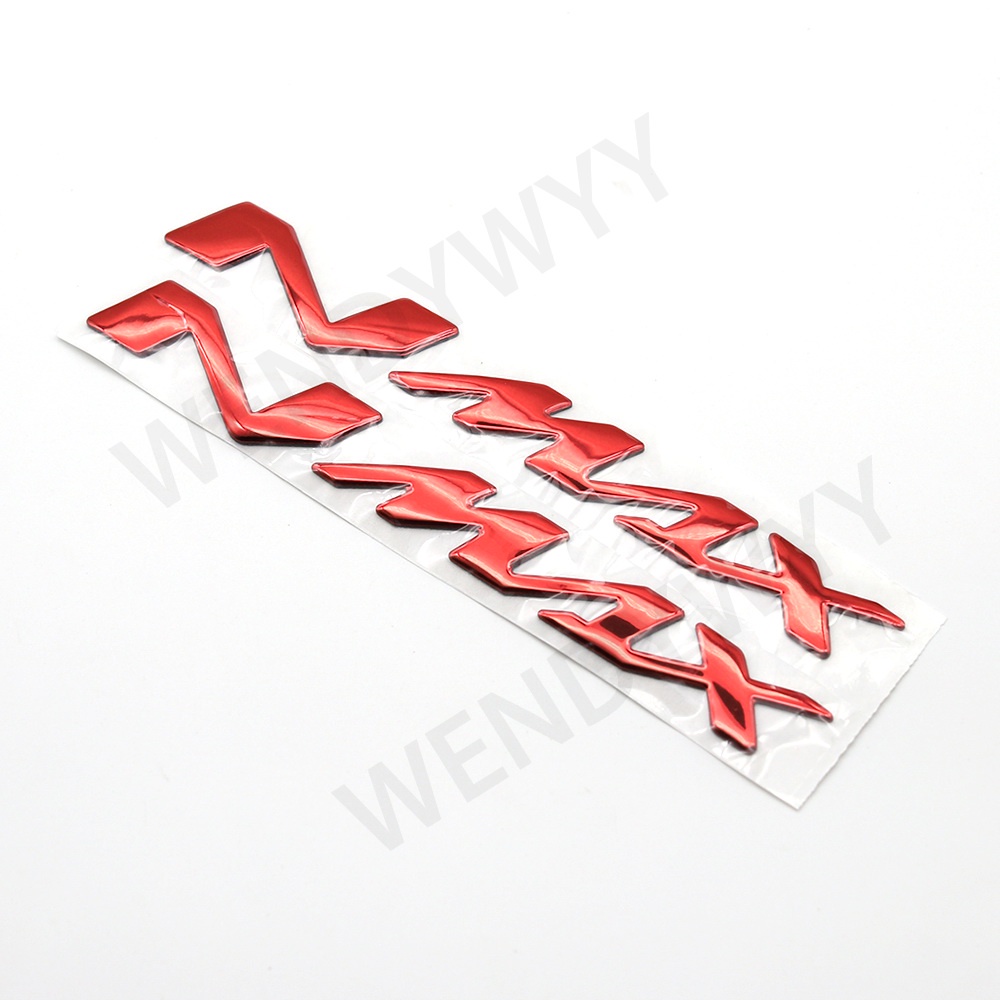 2pcs Stiker Emblem 3D Bahan Karet Lembut Untuk Motor Yamaha Nmax N-Max