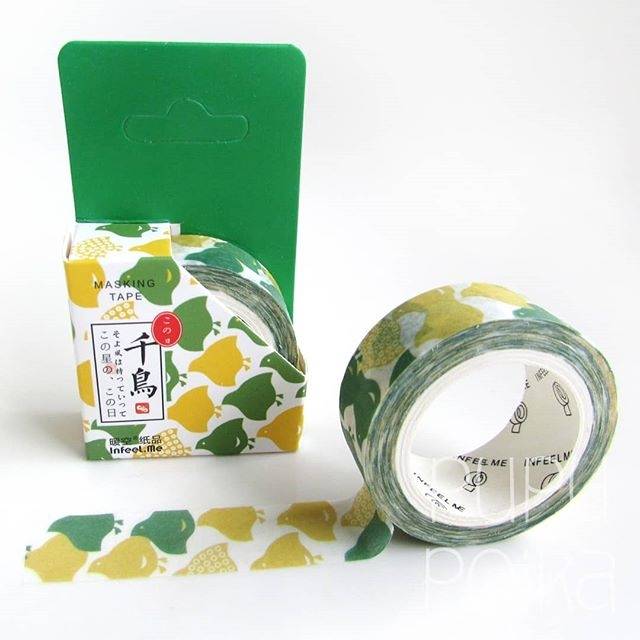 

Washi Tape / Masking Tape Kyoto Series L : chidori (little chicks)⁣⁣