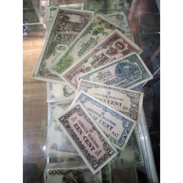 Uang kuno set japancshe indonesia