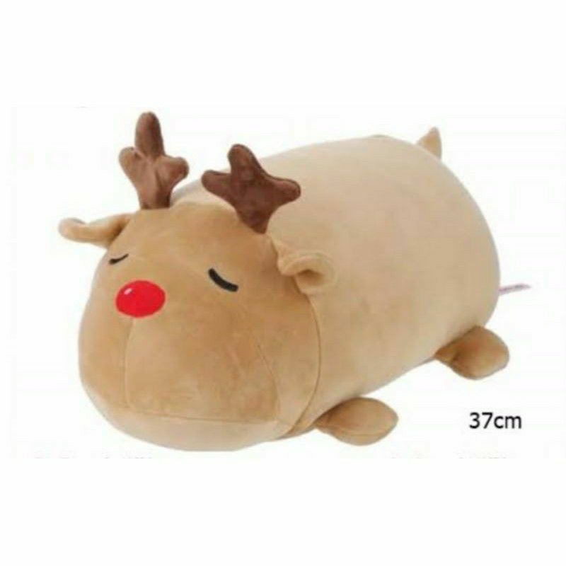 MINISO Boneka Rusa cylindrical elk plush doll Hadiah Untuk Anak-Anak